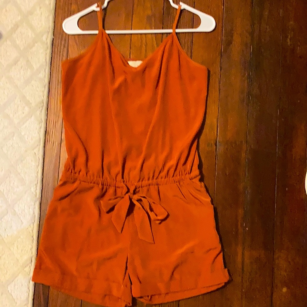 J. Crew rust orange romper